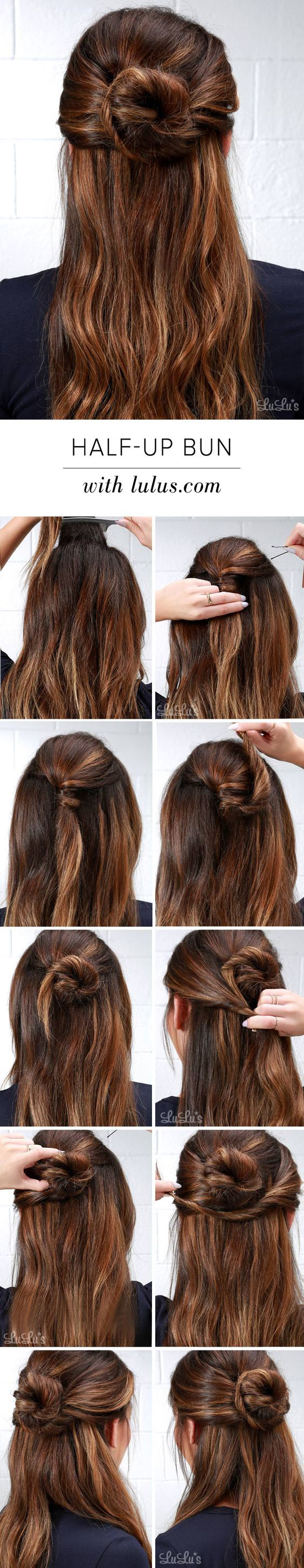 Easy Step by step hair tutorials for long hair Easy Step by step hair tutorials for long hair