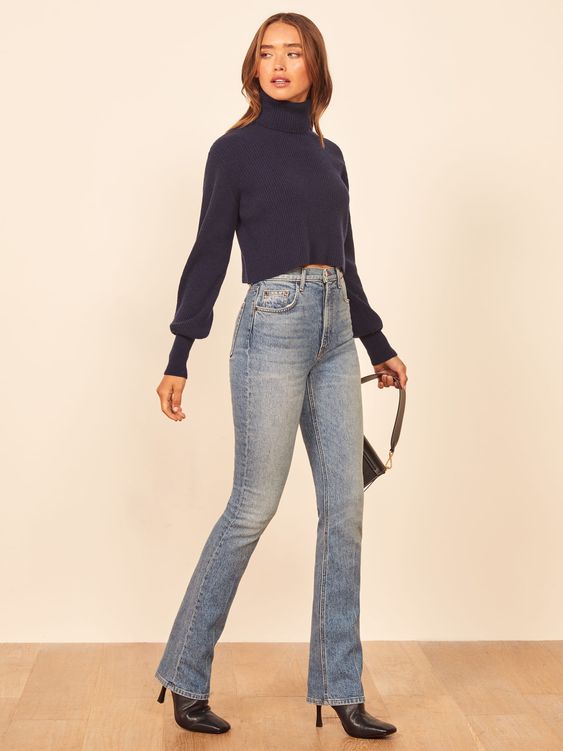 How to Style Bootcut Jeans: 20 Bootcut Jeans Outfit Ideas