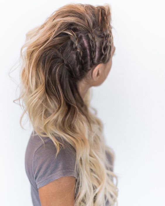 long hairstyle with braid long hairstyle with braid
